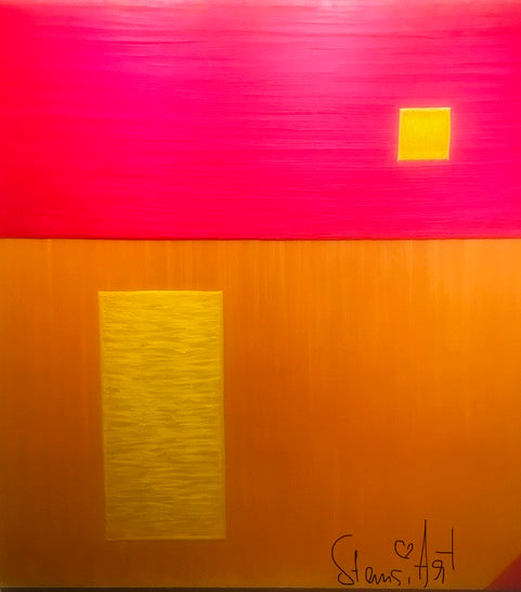 Karl Sterntag, Painting, Acrylic and Epoxy on canvas, Bermuda Art