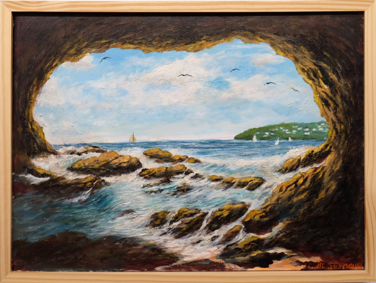 View from South Shore Cave