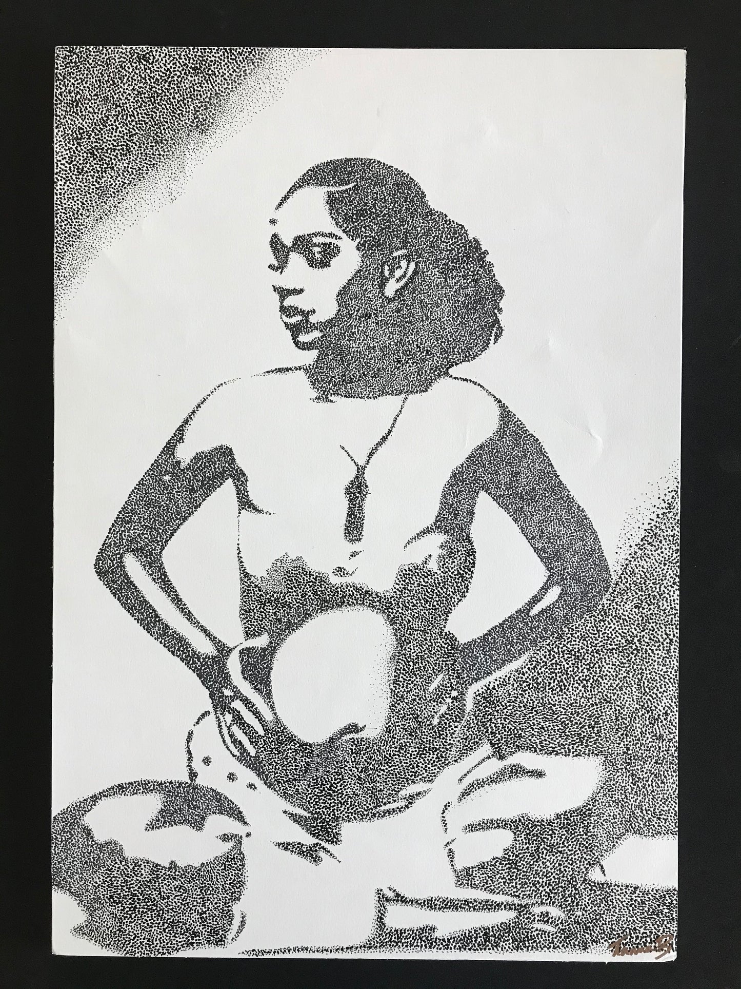 Tamia Burgess, Fine liner, Marker, "Fruitful"