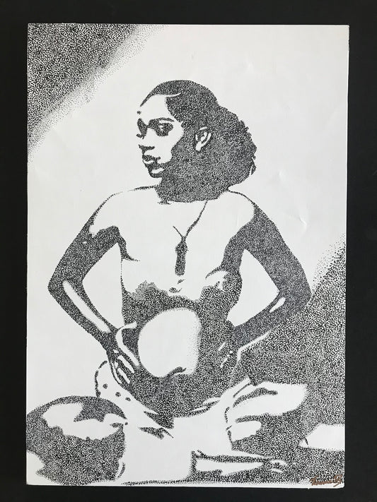 Tamia Burgess, Fine liner, Marker, "Fruitful"