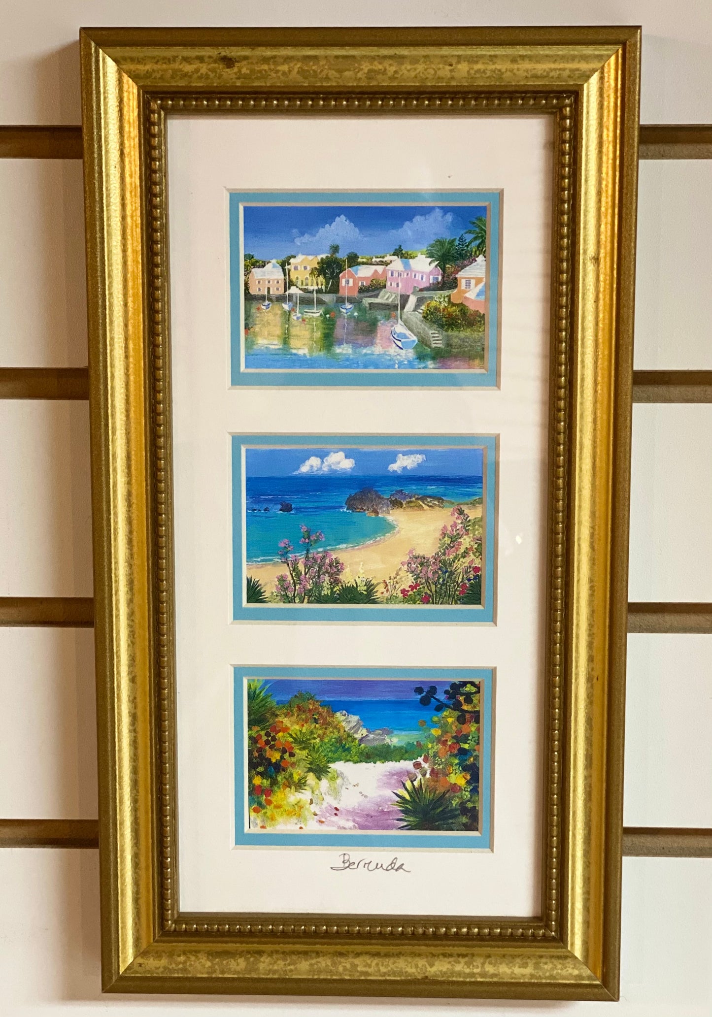 Diana H. Framed Triplet