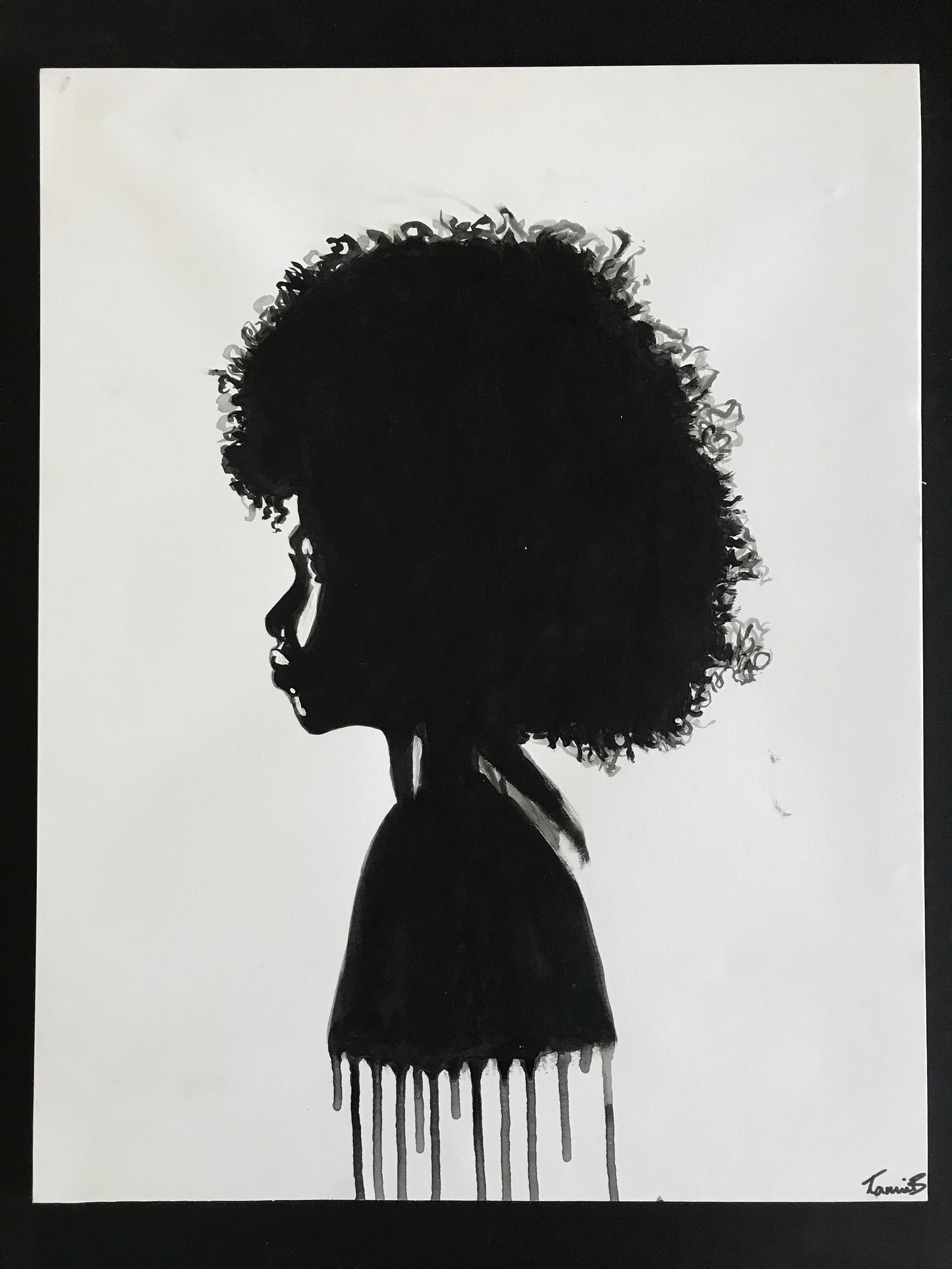 Tamia Burgess, Mixed Media, "Replica of Misty"