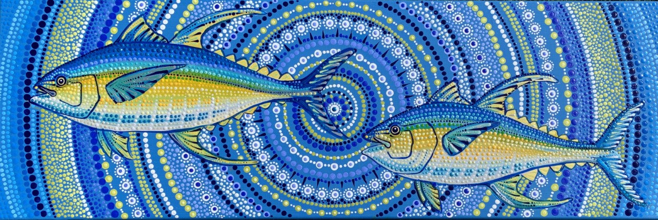 Anne Kermode, Acrylic on canvas, "Tuna Up"