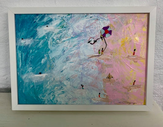 Mel Lew, Acrylics and Ink, "The Rok"