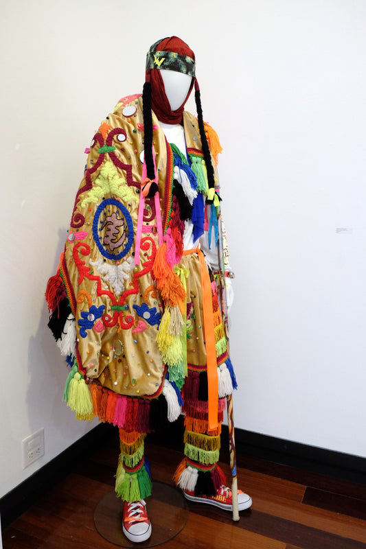 Untitled (Original handmade Gombey suit)