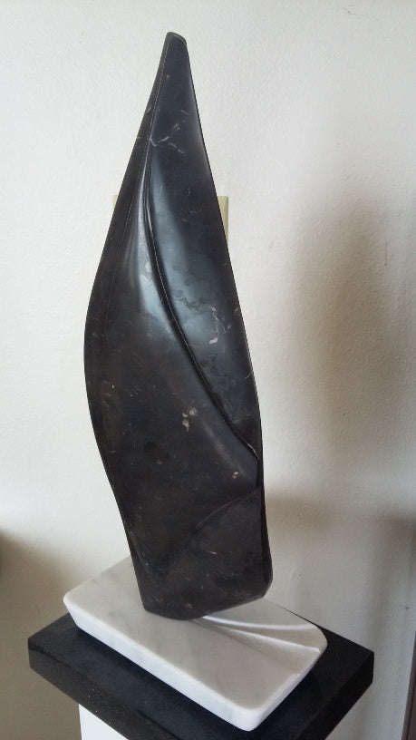 Scott King, Sculpture, Black Tenessee Marble