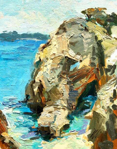 Eli Cedrone, Bailey's Bay, Oil on Canvas