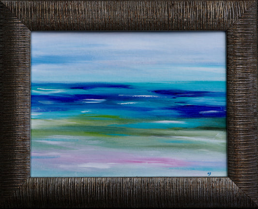 Nicky Gurret, Acrylic on Canvas, "Ocean Garden"