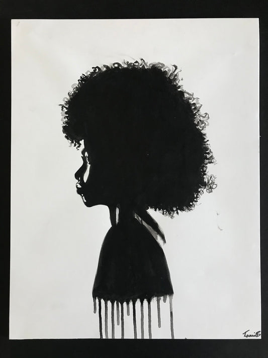 Tamia Burgess, Mixed Media, "Replica of Misty"